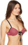 Фото #2 товара La Perla 168561 Womens Daylight Underwire Striped Bikini Top Swimwear Size 34B