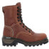 Фото #1 товара Rocky Rams Horn Logger 9 Inch Waterproof Composite Toe Work Mens Brown Work Saf