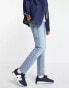 Фото #4 товара ASOS DESIGN Cone Mill Denim stretch slim fit 'American classic' jeans in 90's mid wash