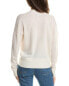 Фото #2 товара Forte Cashmere Easy Surplice Cashmere Sweater Women's White L