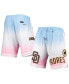 Фото #2 товара Men's Blue, Pink San Diego Padres Team Logo Pro Ombre Shorts