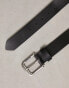 Фото #8 товара Levi's Seine leather belt in black with logo