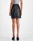 Фото #2 товара Women's Studded Faux-Leather Mini Skirt, Created for Macy's