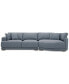 Фото #7 товара Vasher 135" 2-Pc. Fabric Sectional with Cuddler, Created for Macy's