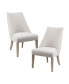 Фото #1 товара Winfield 23" 2 Piece Fabric Upholstered Dining Chair