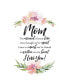 Фото #1 товара Mom, I'm Assured Woodland Grace Series Wood Plaque with Easel, 6" x 9"