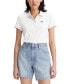 ფოტო #1 პროდუქტის Women's Crown-Logo Shirt-Sleeve Polo Shirt