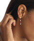 ფოტო #3 პროდუქტის Women's Stainless Steel Drop Earrings