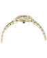 ფოტო #2 პროდუქტის Salvatore Women's Swiss Gancini Gold Ion-Plated Bracelet Watch 28mm