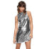 Фото #1 товара SUPERDRY Sequin Shift Sleeveless Short Dress