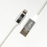 OUR PURE PLANET Charge & Sync Lightning cable - 1.2m/4ft - 1.2 m - Lightning - USB A - Male - Male - Silver