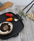 Фото #3 товара French Cast Iron 9" Square Grill With Folding Handle