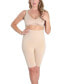 Фото #3 товара Plus Size High-Waisted Seamless Firming Thigh Shaper