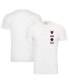 Men's and Women's White Chicago Bulls 1966 Collection City Flag Bingham T-shirt