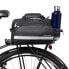 Фото #2 товара Велосипедная сумка на багажник с карманами и плечевым ремнем 27L черная Wozinsky WBB36BK