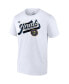 Фото #3 товара Men's White Denver Nuggets 2023 Western Conference Champions Locker Room Big and Tall T-shirt