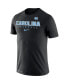 Фото #4 товара Men's Black North Carolina Tar Heels Lacrosse Legend 2.0 Performance T-shirt