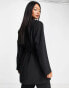 Фото #4 товара ASOS DESIGN tux belted blazer in black