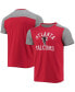 Фото #1 товара Men's Red, Heathered Gray Atlanta Falcons Gridiron Classics Field Goal Slub T-shirt