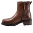 Фото #4 товара Softwalk Novato S2254-200 Womens Brown Leather Zipper Casual Dress Boots