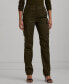 ფოტო #1 პროდუქტის Women's Sateen Cargo Pants