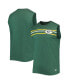 Фото #2 товара Men's Green Green Bay Packers Brushed Sleeveless Tank Top