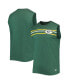 Men's Green Green Bay Packers Brushed Sleeveless Tank Top