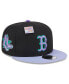 Men's Black/Purple Boston Red Sox Grape Big League Chew Flavor Pack 9FIFTY Snapback Hat