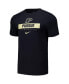 Фото #3 товара Men's Black Purdue Boilermakers 2024 Sideline Performance T-Shirt