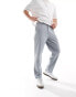 Фото #2 товара Ben Sherman slim fit cotton linen taper trouser in grey