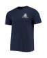 Фото #3 товара Men's Navy Arizona Wildcats Softball Seal T-shirt