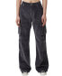 Фото #1 товара Women's Cord Cargo Wide Leg Jeans