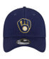 Фото #4 товара Men's Navy Milwaukee Brewers Active Pivot 39Thirty Flex Hat
