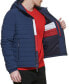 Men's Stretch Quilted Hooded Jacket Черный, M - фото #4