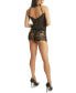 Фото #4 товара Эротическое белье MeMoi комплект Avril с кружевом и сеткой