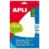 Adhesive labels Apli White 10 Sheets 50 x 149 mm (10 Units)