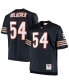 Фото #2 товара Men's Brian Urlacher Navy Chicago Bears Big and Tall 2001 Retired Player Replica Jersey