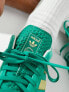 adidas Originals Gazelle Indoor trainers in green and yellow