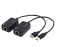 Фото #6 товара LogiLink Line Extender USB via CAT5/6 - Black - 0.3 m