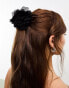 Фото #2 товара True Decadence oversized flower hair claw in black