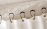 Pack of metal shower curtain rings (pack of 12)