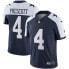 Фото #2 товара Men's Dallas Cowboys Alternate Vapor Limited Jersey - Dak Prescott