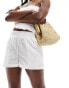 Threadbare broderie shorts in white