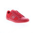 Фото #2 товара Lacoste Chaymon 123 3 US CMA Mens Red Leather Lifestyle Sneakers Shoes