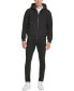 ფოტო #1 პროდუქტის Men's Mixed Media Soft Shell Hooded Jacket