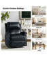 Chapas Transitional Genuine Leather Power Recliner