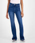 ფოტო #1 პროდუქტის Juniors' High-Rise Flare-Hem Jeans