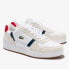 Фото #3 товара LACOSTE T-Clip Tricolour Leather Suede Trainers