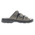 Фото #1 товара Propet Hatcher Slide Mens Grey Casual Sandals MSO031L-021