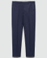 Фото #7 товара Men's Stretch Fabric Slim-Fit Suit Pants